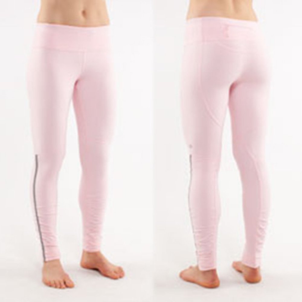 Lululemon Run: Stay On Course Tights Pink Sz 6 - Picture 1 of 4